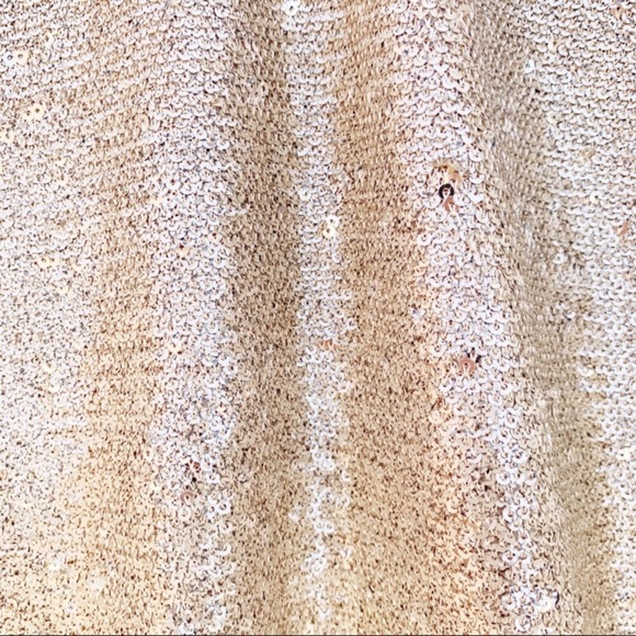 NWT THE JETSET DIARIES Gold Diamond Sequin Mini Dress - Picture 9 of 16